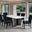 Selsey Dining Room Set In White