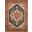 Serapi Collection Hand-Knotted Wool Area Rug- 8' x 9'11" In Navy and Rust