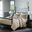 Serene Cotton Hand Quilted 3 Piece Queen Coverlet Set In Linen