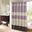 Serene Faux Silk Embroidered Floral Shower Curtain In Purple