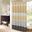 Serene Faux Silk Embroidered Floral Shower Curtain In Yellow