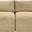 Shaggy Corduroy Performance Fabric 2 Piece Modular Sofa In Camel