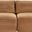 Shaggy Corduroy Performance Fabric 4 Piece Modular Sofa In Saddle
