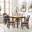 Shaker 5 Piece Dining Set In Black And Oak