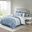 Shawnee 8 Piece Queen Comforter Set In Blue
