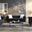 Sheila Black Velvet Living Room Set