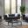 Sheila Dark Grey Velvet Living Room Set