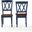 Shelby 2-Piece Dining Chair Set In Navy
