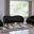 Shelly Living Room Set In Black