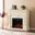 Sicilian Harvest Electric Fireplace In Ivory