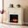 Sicilian Touch Screen Electric Fireplace In Ivory