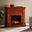Sicilian Touch Screen Electric Fireplace In Mahogany