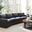 Silverado Ashbury Leather Sectional In Chocolate