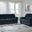 SimpleJoy Living Room Set In Navy