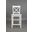 Simplicity X-Back Counter Stool Set of 2 In White