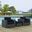 Sojourn Canvas Navy 3 Piece Outdoor Patio Sunbrella Sectional Set EEI-1891-CHC-NAV-SET
