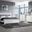 Soleil Upholstered Bedroom Set In White