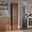 Solid Wood 16.5" Pantry Cabinet With Shaker Doors And Adjustable Shelves In Mocha