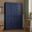 Solid Wood 48.5" Pantry Cabinet With Shaker Doors And Adjustable Shelves In Navy Blue
