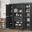Solid Wood 65" Pantry Cabinet With Shaker Doors And 2-Drawers In Gray