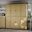 Solid Wood 65" Pantry Cabinet With Shaker Doors And Adjustable Shelves In Yellow