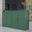 Solid Wood Tv Stand With Raised Panel Doors And Adjustable Shelves In Green