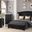 Sophia Upholstery Bedroom Sets In Black