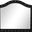 Sophia Upholstery Mirror Made With Wood In Black