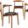 Stalwart Dark Walnut Black Dining Side Chairs Set of 4 EEI-1378-DWL-BLK