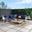 Stance 8 Piece Outdoor Patio Aluminum Sectional Sofa Set In White Navy