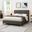 Stavern Eastern King Bed In Gray
