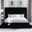 Stefania Eastern King Bed In Black