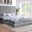 Stefania Eastern King Bed In Gray