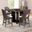 Sterling West Square Counter Height Dining Room Set In Ash Gray