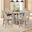 Sterling West Square Counter Height Dining Room Set In White Oak