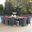 Summon Canvas Red 11 Piece Outdoor Patio Sunbrella Dining Set