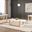 Sundbry Occasional Table Set In White and Natural