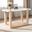 Sundbry Sofa Table In White and Natural