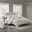 Suzanna Cotton Tufted Embroidered Queen Comforter Mini Set In Taupe