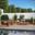 Tahoe 5-Piece Outdoor Patio Acacia Wood Furniture Set In Natural and Cocoa