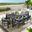 Tahoe 9-Piece Outdoor Patio Aluminum Dining Set In Gray