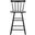 Tally Wood Counter Stool in Black