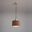 Tambo Pendant Light In Dark Walnut and Weathered Brass