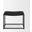 Taniel Leather And Metal Stool In Black