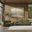 Tanner Living Room Set with Padded Arms In Green