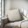 Tara Solid Boucle Square Pillow In Beige