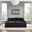 Tavedestrand Double Chaise Sofa In Black