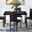 Tempe Black Marble Top Dining Room Set