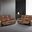 Terentius Power Reclining Living Room Set In Caramel Brown