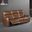 Terentius Power Sofa In Caramel Brown